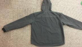 Thick Mens Work Jacket With Hood Soft Bonded Shell Fabric Custom Size