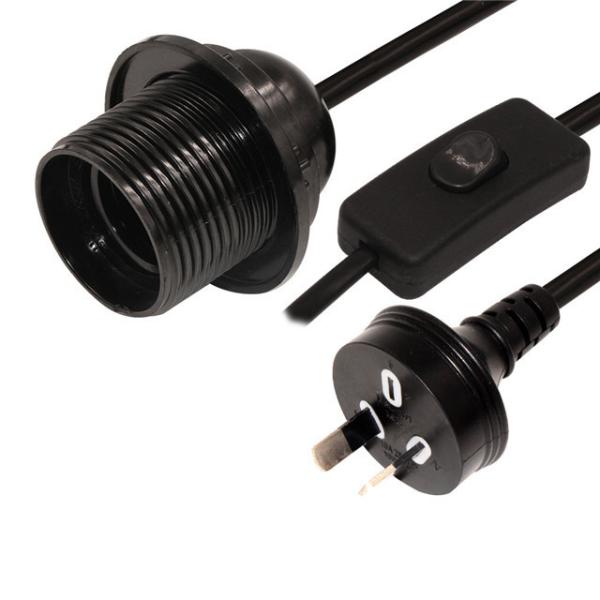 AU Plug Salt Lamp Power Cord with Dimmer Switch 1.8m