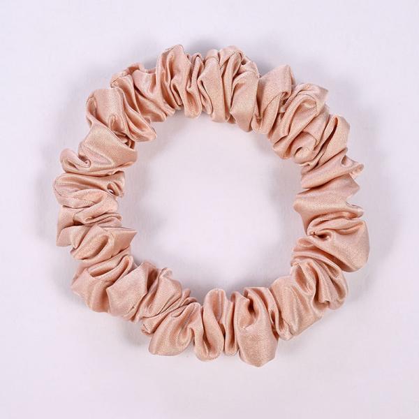 Silk Scrunchies For Hair 100% Mulberry Silk Ties For Curly Hair Scrunchies Prevent Breakage