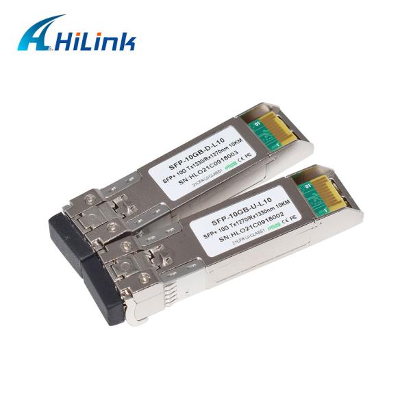 OS DOM SFP do módulo 10KM LR 1270/1330nm LC do transceptor do WDM 10G SFP+ BIDI SFP