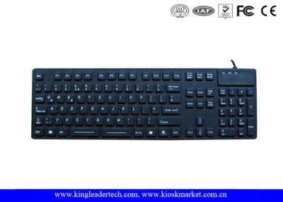 105 chaves Waterproof o teclado do silicone com área de 12 funções para chaves numéricas