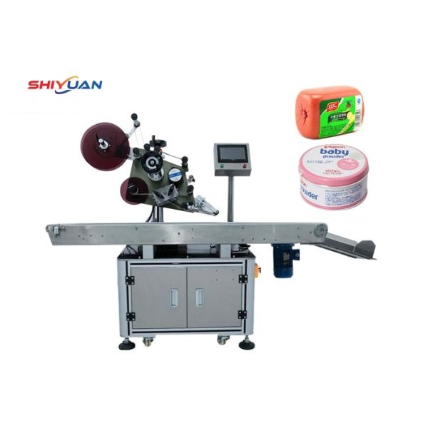 Automatic Flat Top Sticker Labeling Machine Flat Surface Cosmetic Bottle Labeling Machine