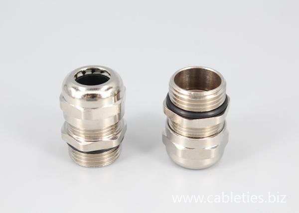 Metric thread metal brass or stainless steel material cable gland