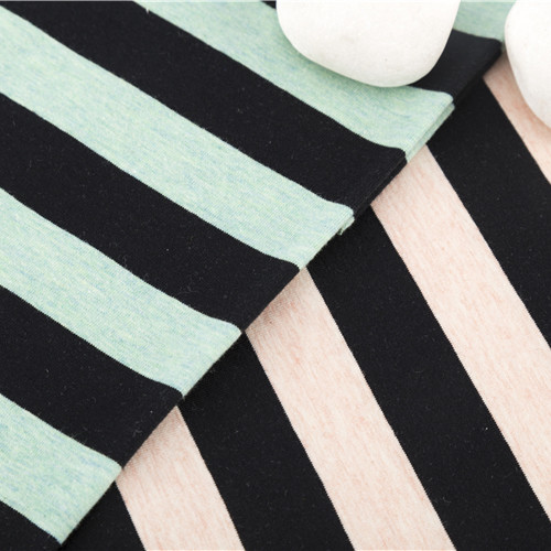 Поддержка настройки и яркие цвета дружественный коже полосатый трикотажный ткань для спортивного костюма