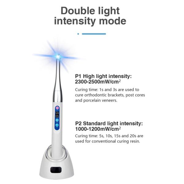 Dental LED Curing Lamp 1 Second Cure Blue Light Metal Head Dentistry Tool