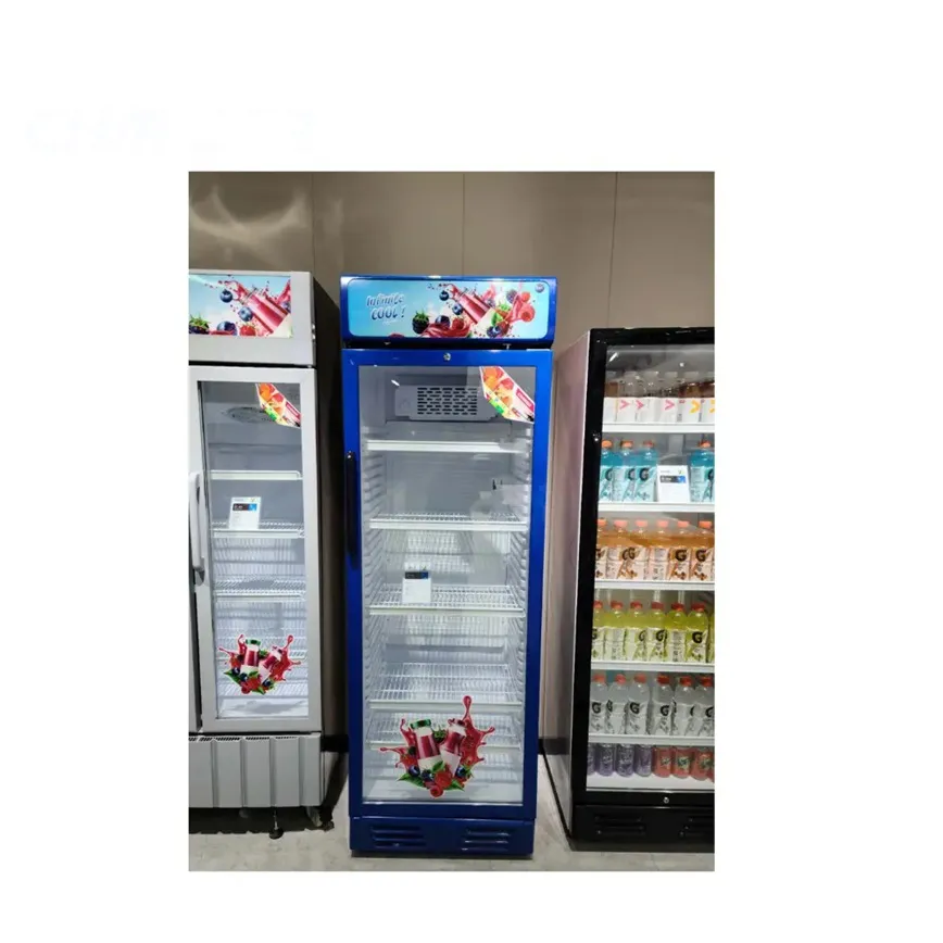 Widely Used Upright Freezer Single Door Freezer Showcase Open Door Display Cooler 560L Sc-560