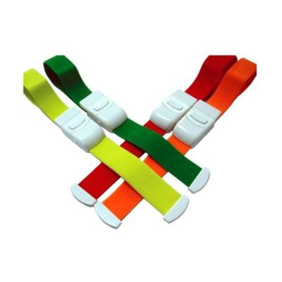 Latex free colorful printed reusable emergency one hand use medical buckle touriquet