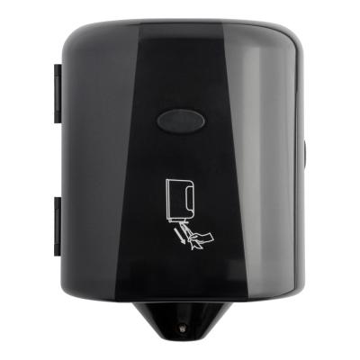 Center pull roll paper towel dispenser, white color, ABS material, wall mounted