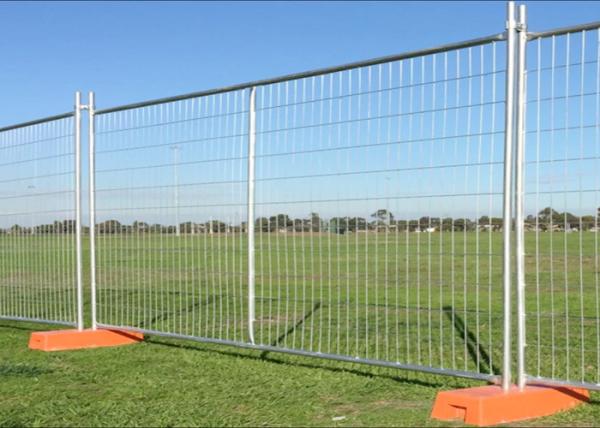 Galvanised Outdoor Temporary Fence Panels For 3mm / 4mm Wire Dia