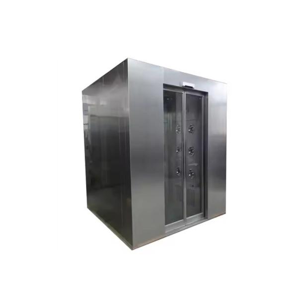 220V/50Hz Power Supply Customized Type Airflow Air Shower With Automatic Sliding Door