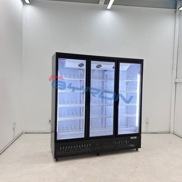 Customized Vertical Display Freezer 3 Doors Upright Display Freezer
