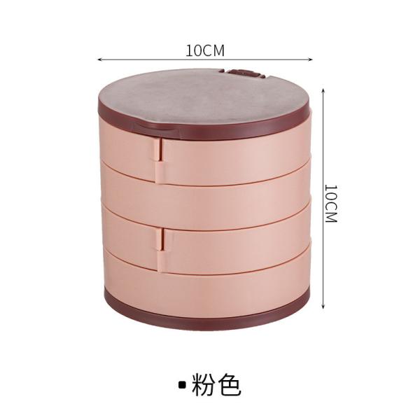 Rotated Plastic Jewelry Organizer Storage Box for Stud Earring