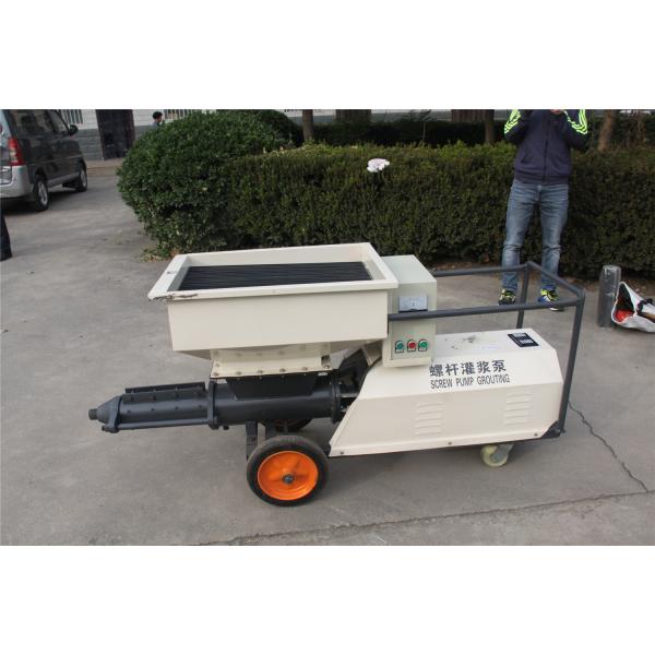 Building Project Essential 5.5KW Mortar Plastering Machines For Screed Plaster Concrete