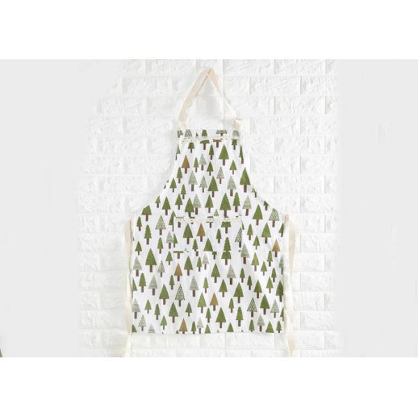 Puting Kitchen wear cooksmart wipe clean Apron pocket diablement fort cotton Hedgehog tree