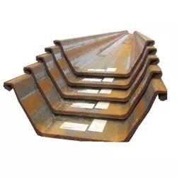 DIN Standard Type 2 Steel Sheet Pile , SY295 / SY390 Steel Sheet Piling