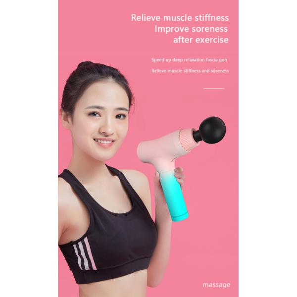 Перезаряжаемый беспроводной пистолет для глубокого массажа тканей 1200–2800 об/мин