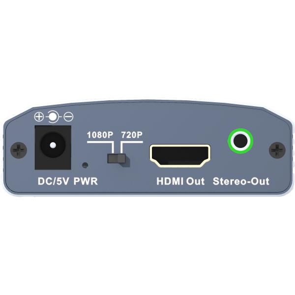 Aluminium Alloy 4K Scart To HDMI Converter