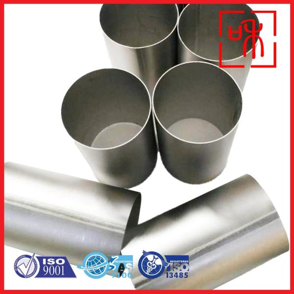 Ti Grade 2 Gr1 Gr2 Welding Connection Pure Titanium Tube Grade 2 Titanium Tubing For Chemical Industry