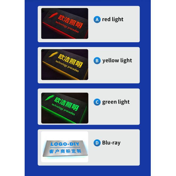 Plaque signalétique de machine en acier inoxydable PMMA 4 couleurs, avertissement, DC 24V, 40000 heures