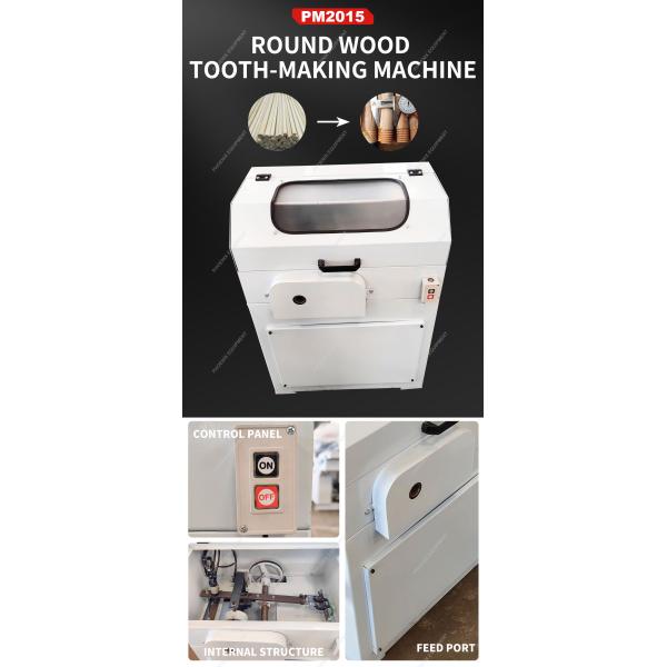 Professional Wooden Broom Handle Making Machine with Screw-Pitch 4.3mm Power kW 3.5