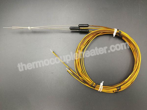 Tipo quente tipo ponta de prova do molde do corredor de J de par termoelétrico com transição moldada plástico