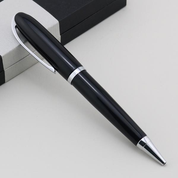 Sleek Metal Ballpoint Pen 1.0mm Classic Office Stationery Business Ball Pen