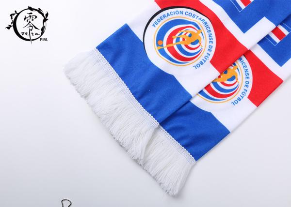 Costa Rica Custom Soccer Scarves , Netherlands Football World Cup Scarf