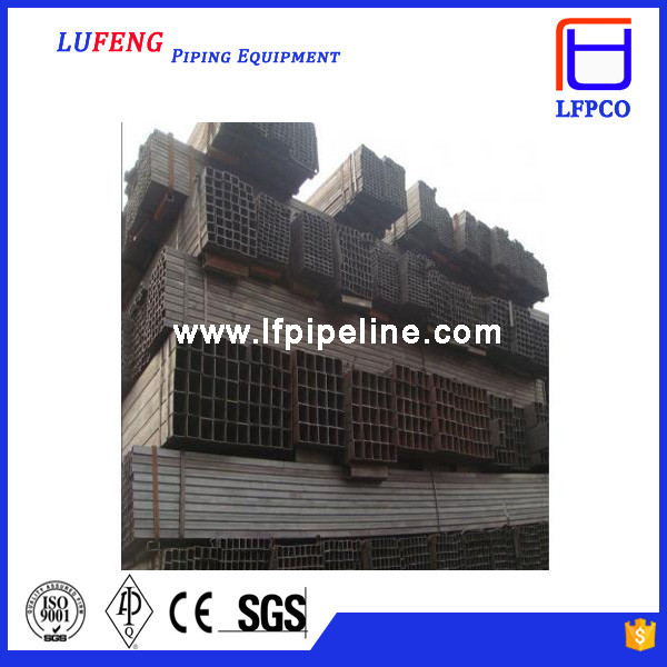 Горячекатаная черная труба стали углерода прямоугольника