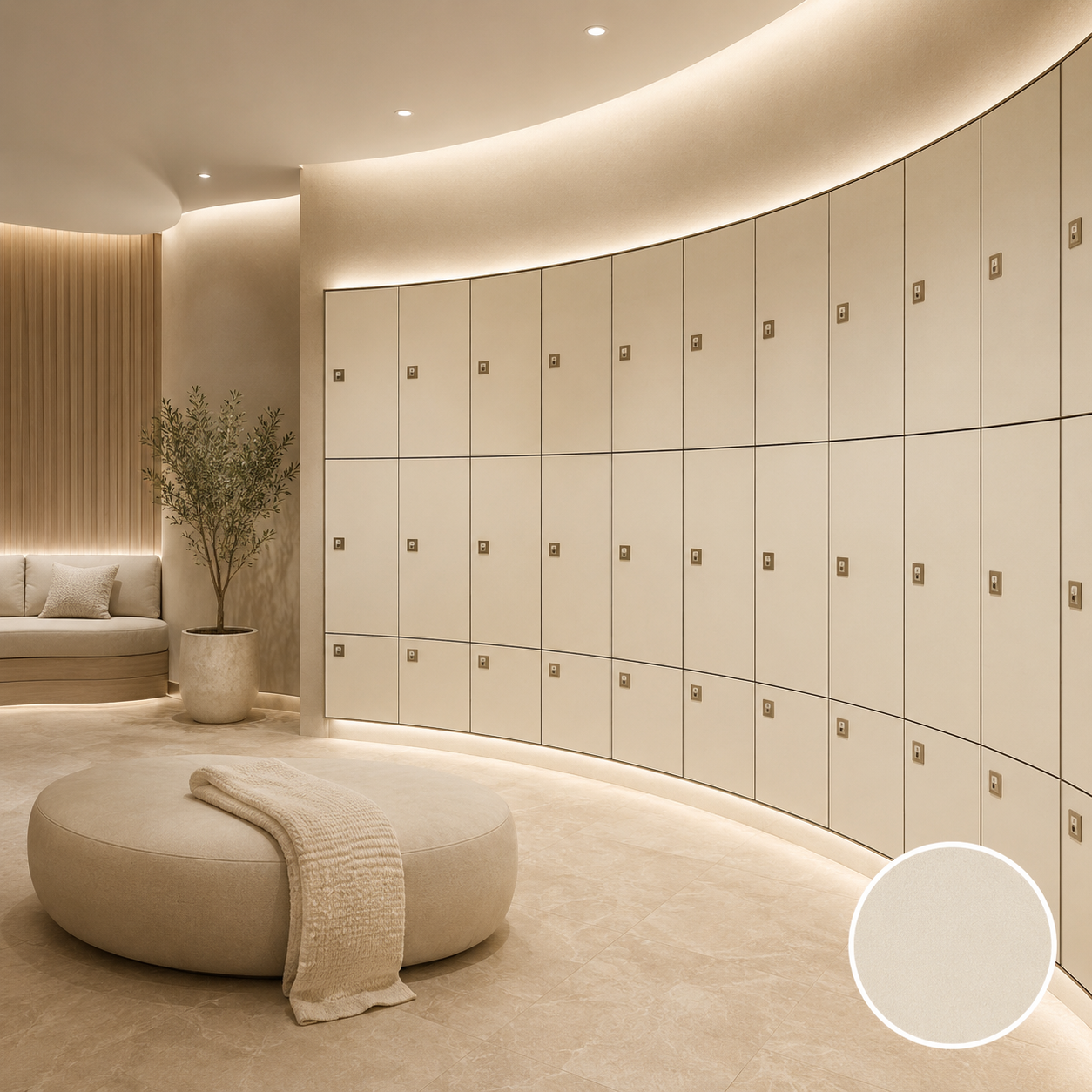 Premium Custom HPL Changing Room Lockers | Waterproof Commercial Storage Lockers