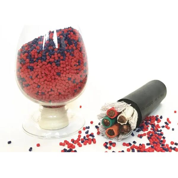 Пламя - retardant черная плотность 1.5g CM3 зерен PVC составная