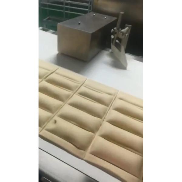 1000кг/ч Высокопроизводительная тестолистная машина Автоматическая линия производства фруктовых пирогов