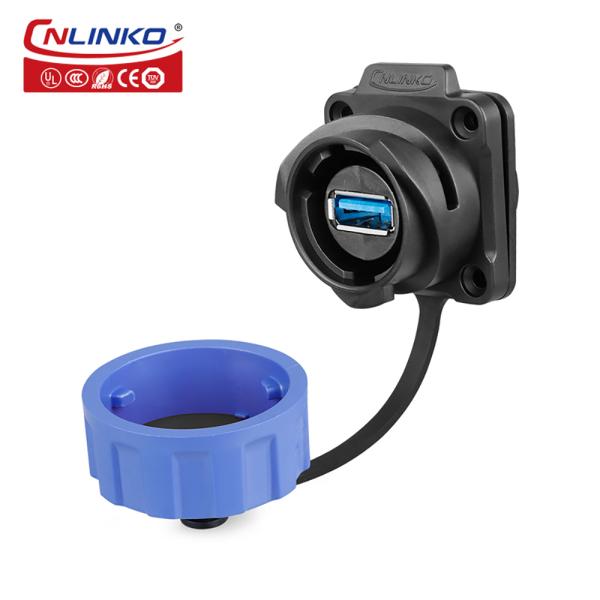 Stable Quality Popular M24 Plastic USB Data Connector for Office and Industry