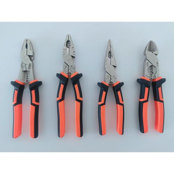 8 High Leverage Burnished VDE Insulated Combination Plier Hand Tools 310g