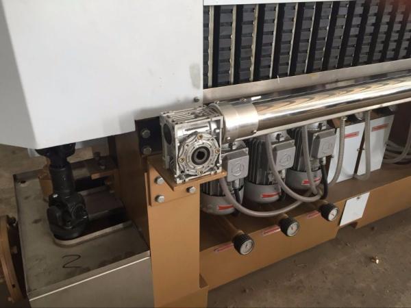 10 Motors Straight Line Edging Machine Glass Polishing Machine CE Certificate 7.5*1.0*2.6m