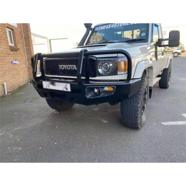 Toyota LC79 Rear Bumper with Tire Carrier Jerrycan Holder Winch Bull Bar Front Bumper