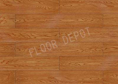 AC4 V Groove Waxed EIR HDF Laminate Flooring , Natural Wood Laminate Flooring 12mm Thickness