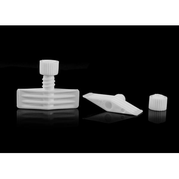 PE Dia 4.5mm Twist Off Spout Cover / Cap Nozzle All In One For Cosmetic Pouch