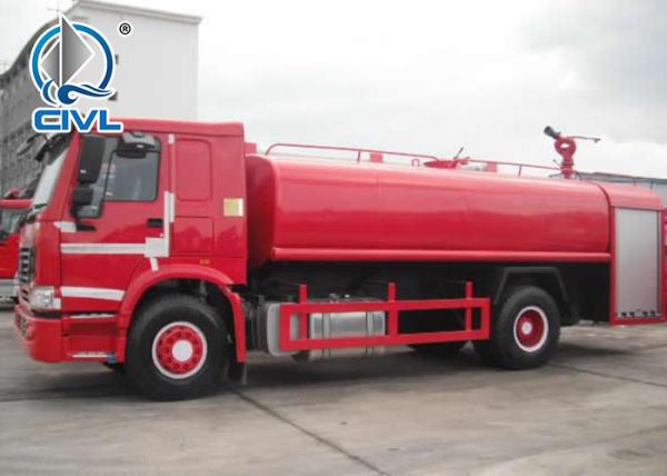 Sinotruk Howo 4x2 6m3 Fire Fighting Truck With Foam Water Tank