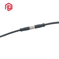 2 3 4 connexion de soudure imperméable du cable connecteur M8 de nylon en métal de Polonais pour le capteur