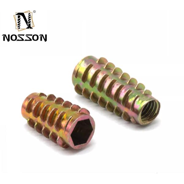 Stainless Steel 201/304/316 Furniture Threaded Insert Nuts for Wood Furniture Repair M5 M6 M8 Metric Measurement System