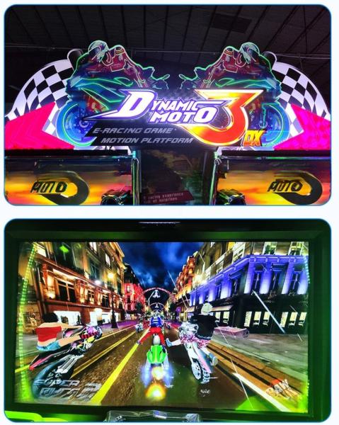 Indoor 350kg Motor Racing Simulator Motor Game Simulator With 42 Inch Screen