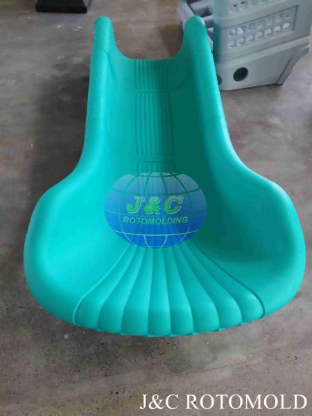 CNC Processed Roto Molded Plastic Products , Custom Roto Molding Slide Parts
