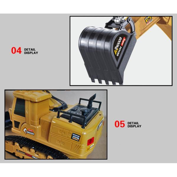 Simulation 1 18 Scale Excavator Toy Large Electric Construction Vehicle for Children