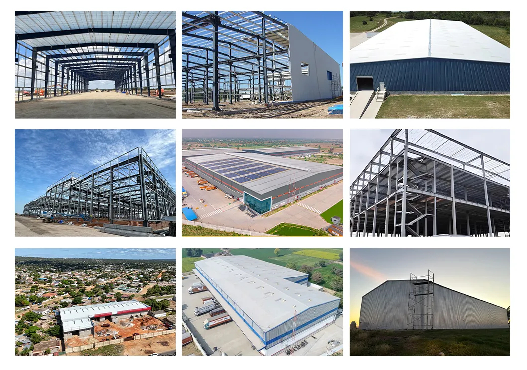 Custom Prefabricated Steel Warehouse with 50+ Years Lifespan, High Wind Resistance, and Eco-Friendly Construction