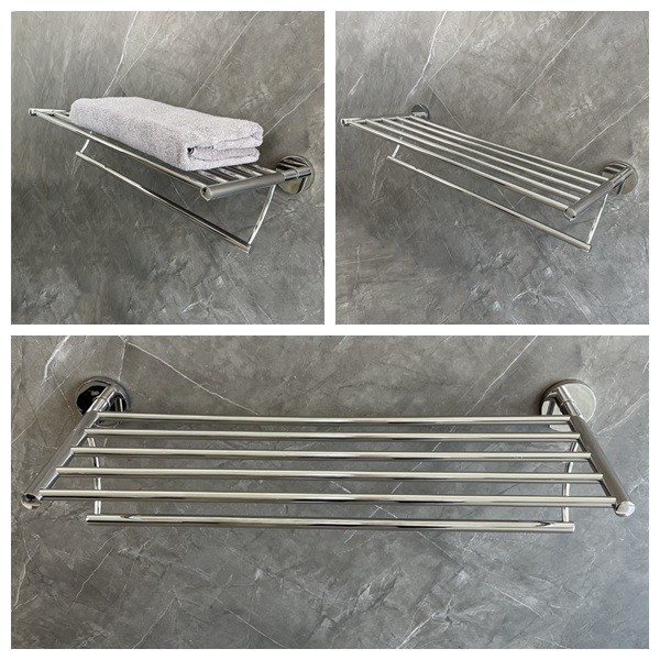 Отполированная полка полотенца Sus 304 шкафов полотенца Bathroom финиша 25,6 дюйма