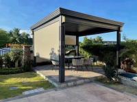 High Quality Gazebo Pergola Motorized Louvered Roof 3x3 Waterproof Garden Building Bioclimatic Outdoor Pergola