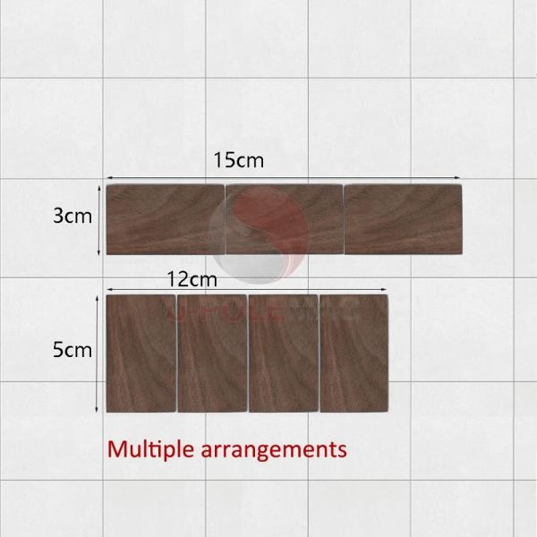 Sustainable Wood Magnetic Knife Holder For Wall STRONG Neodymium Magnets Adhesive Strip