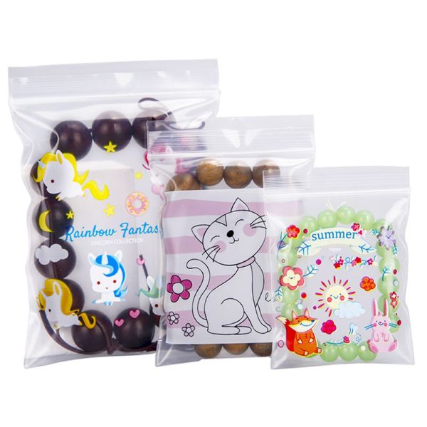Small Colorful Degradable Aluminum Ziplock Foil Pouch For Product Packaging