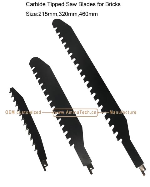 Carbide Tipped Saw Blades for Bricks Size:215mm,320mm,460mm,Reciprocating