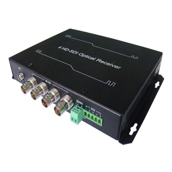 Конвертер волокна 4CH HD SDI видео- с 4 портами BNC
